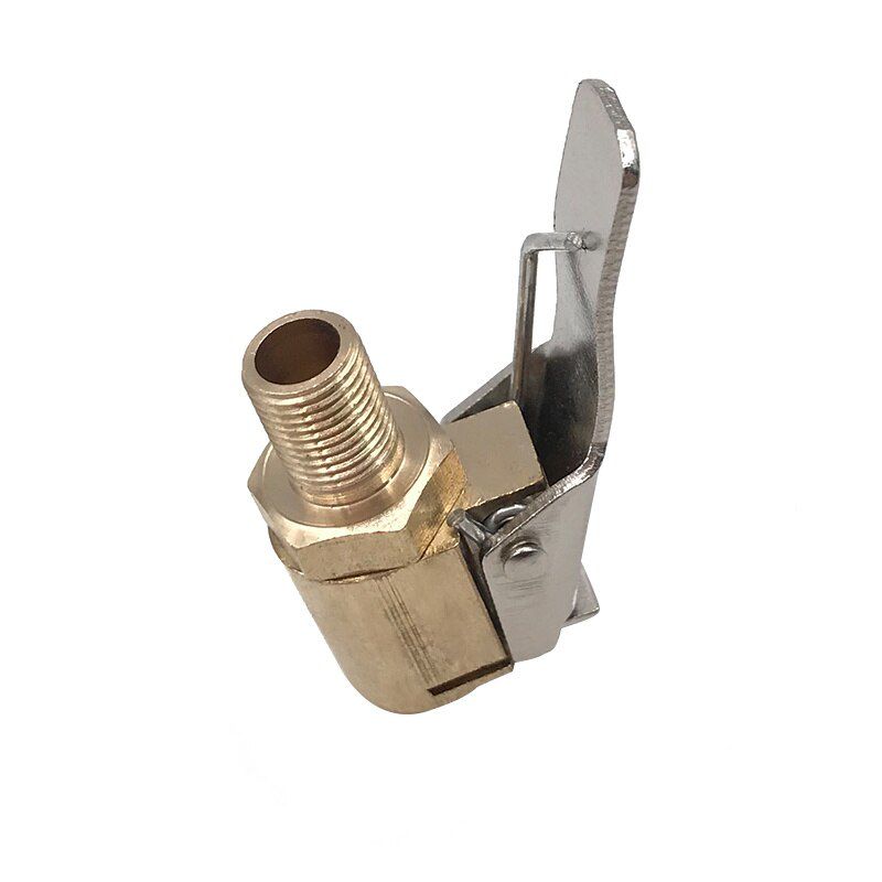 OBD2 Car Auto Brass 8mm Tyre Wheel Tire Air Chuck Inflator Pump Valve Clip Connector For Compressor Car Accessories