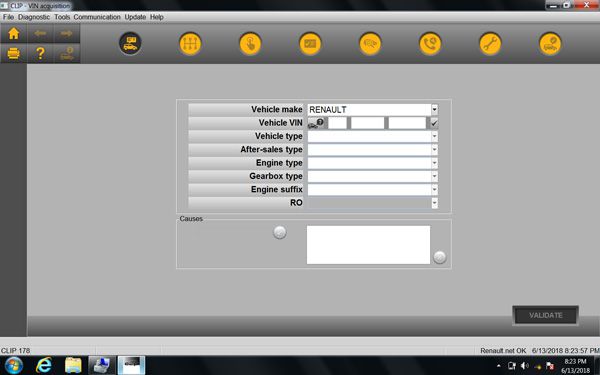 CD Software of Can Clip V200 for Renault Multi-Language