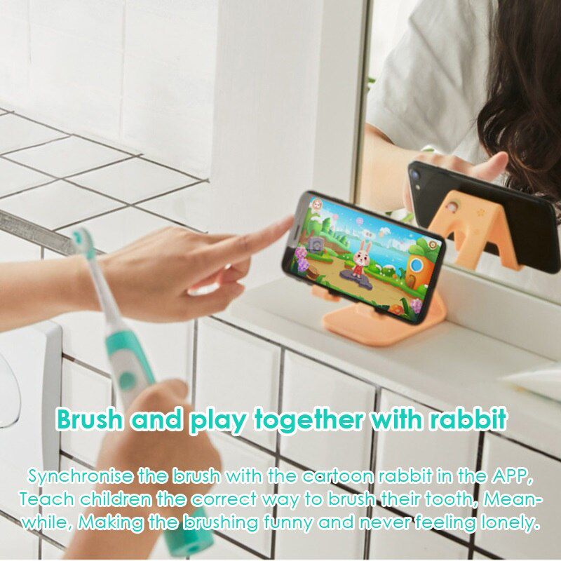 Children Electric Toothbrush Sonic Brush Teeth Child Kid Automatic Toothbrush Wireless Charging IPX7