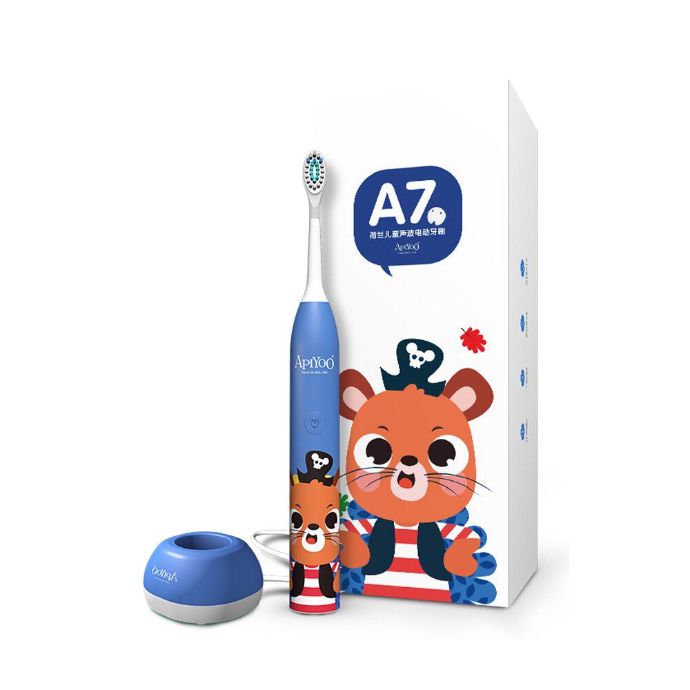 Children's Waterproof Electric Toothbrush Rechargeable 3 years old  Automatic Soft Sonic Rechargeable Toothbrush