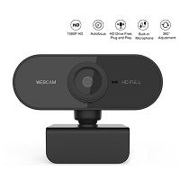 Full HD 1080P Webcam Computer PC Web Camera With Microphone Rotatable Cameras For Live Broadcast Video Calling Conference Work