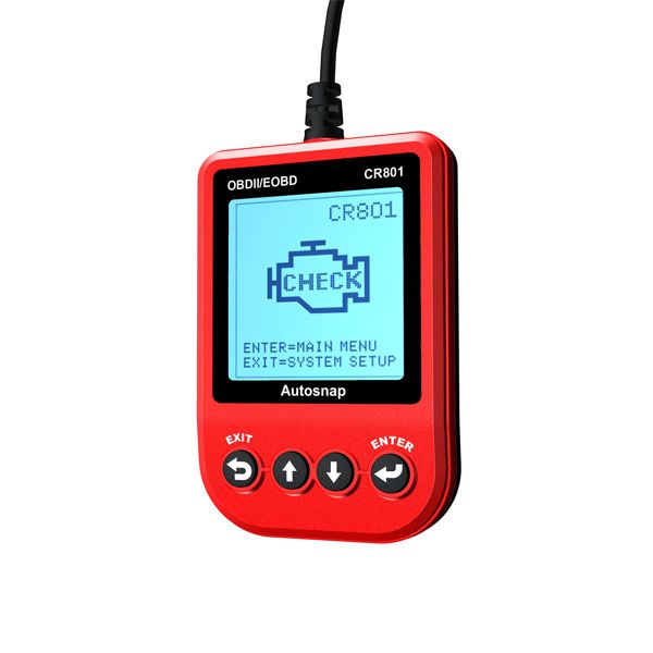 CR801 OBDII/EOBD Code Reader Red