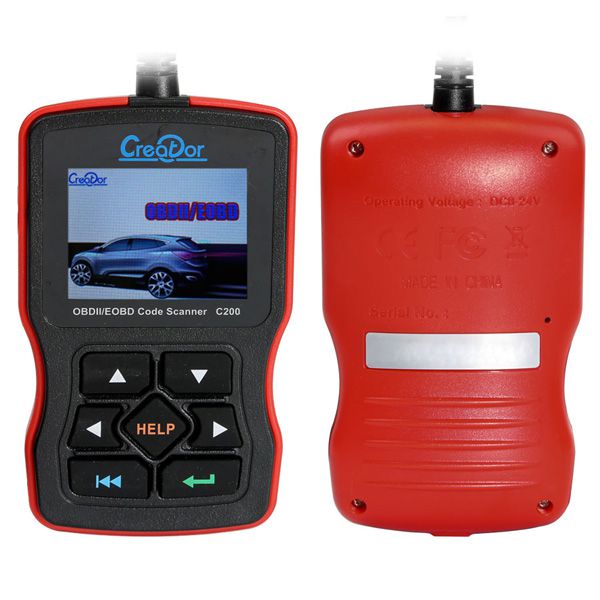 Creator C200 OBDII/EOBD Code Reader Multi-Language Update Online