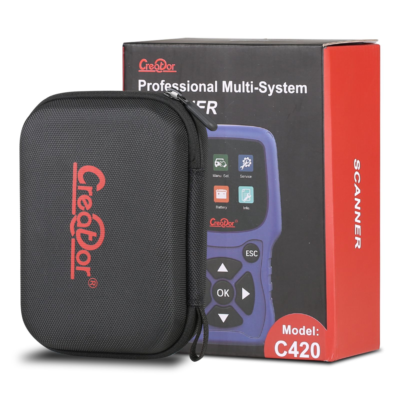 2023 Newest Creator C420 BMW & OBDII Code Reader 4G Memory Support Multi-languages Update Version of Creator C110 V6.0 BMW Code Reader