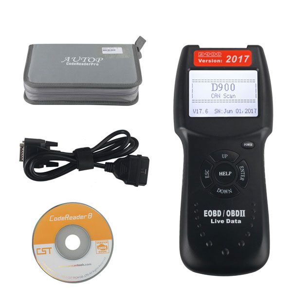 V2017.6.1 D900 CANBUS OBD2 Code Reader