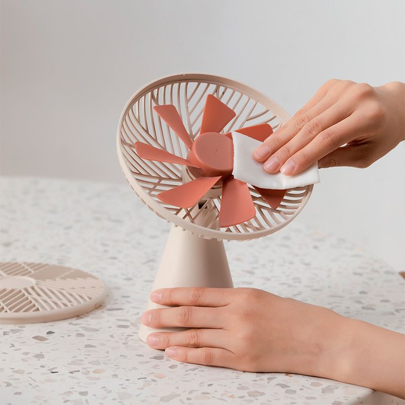 Desktop Fan Rainforest Version Mini Fan Rechargeable Handheld Removable Super Wind Silent Fan Cooler For Home