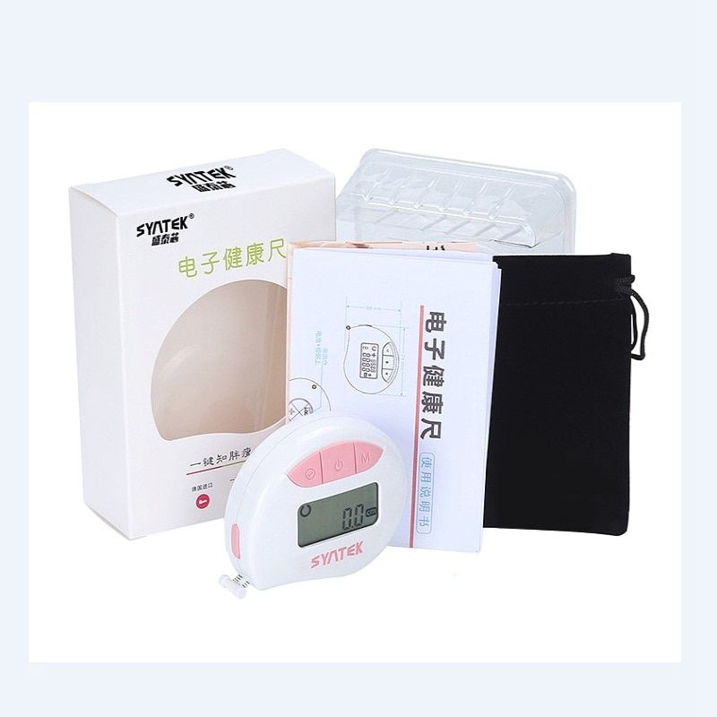 Digital Body Tape Measure 150cm LED Electronic Health Band Tape Ruler Circumference Linear Measure Mode Body Fat Calipers