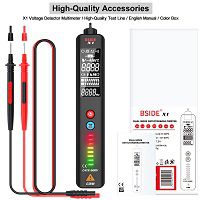 Digital Multimeter Pen Type Meter X1 Smart DC AC Voltmeter Auto range Voltage Resistance Continuity NCV Hz Tester Tool