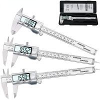 6-Inch 150mm Stainless Steel Electronic Digital Vernier Caliper Metal Micrometer Measuring