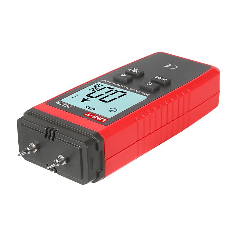 UNI-T UT377A Digital Wood Moisture Meter Hygrometer Humidity Tester for Paper Plywood Wooden Materials LCD Backlight