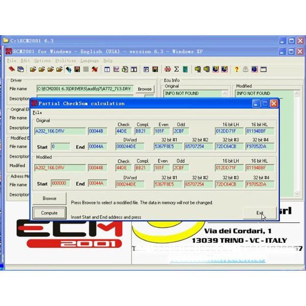 Best Price ECM Chip tuning 2001 V6.3 Support WIN7