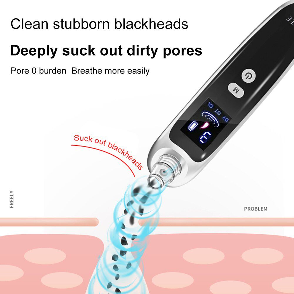 Electric Blackhead Remover Pore Acne Vacuum Cleaner Nose Face Deep Cleansing Suction Machine Skin Care Tools Beauty Instrument