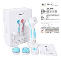 Electric Face Cleaners Facial Cleansing Brush Pore Ceaner Skin Deep Cleaning Brush Heads Face Cleaner Face Spa Facial Massage