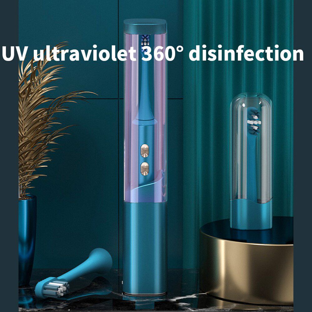 New Ultrasonic Electric Toothbrush Adult Uv Disinfection Magnetic Levitation Electric Sonic Waterproof Soft Hair Toothbrush