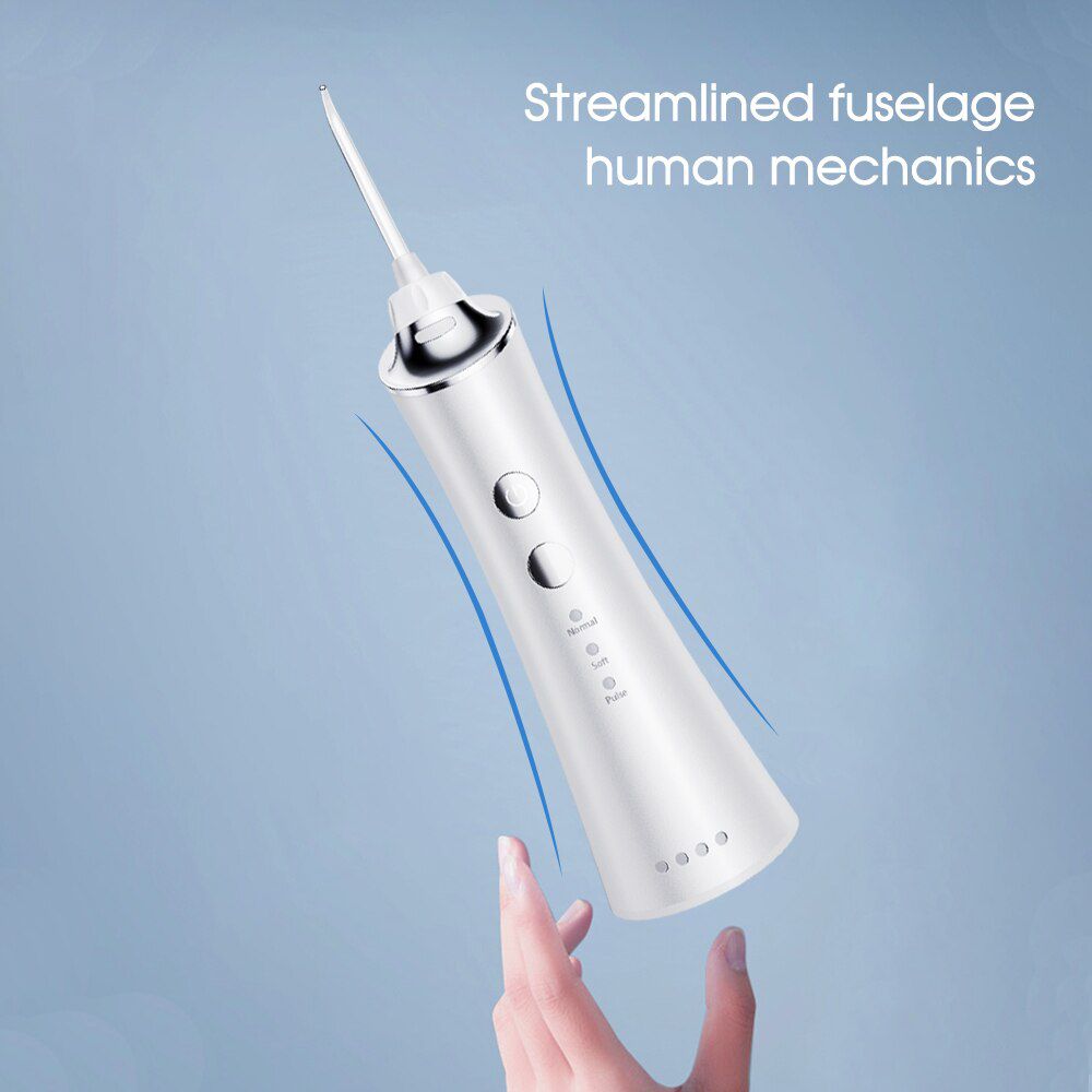 Oral Irrigator Syringe Water Flosser Portable Electric Tooth Dental Water Jet USB Rechargeable 150ML IPX7 Teeth Cleaner