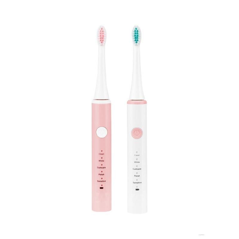 Waterproof Smart 5-speed Electric Toothbrush Adult Rechargeable Sonic Brushing Vibration DuPont Soft Toothbrush