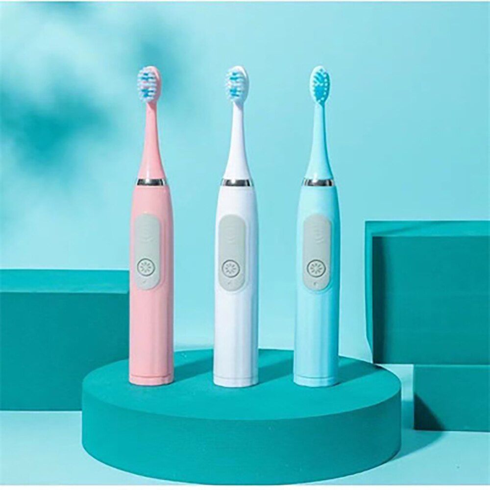 Sonic Automatic Portable Battery-powered Electric Toothbrush Adult And Child Soft Hair Gum Care Home Travel Oral Care