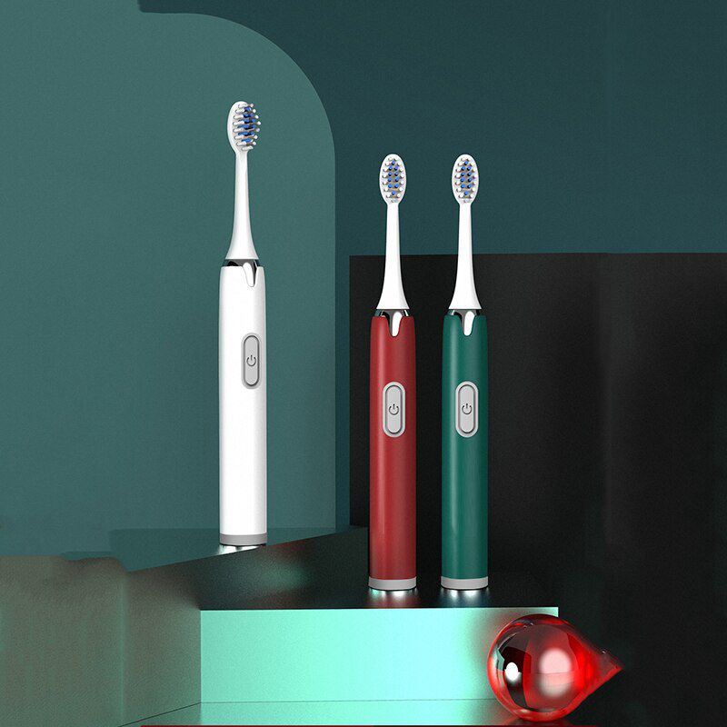 Electric Toothbrush Soft Bristle Fully Automatic Sonic Adult Male Women's Waterproof Mute Sonic Toothbrush Battery Power