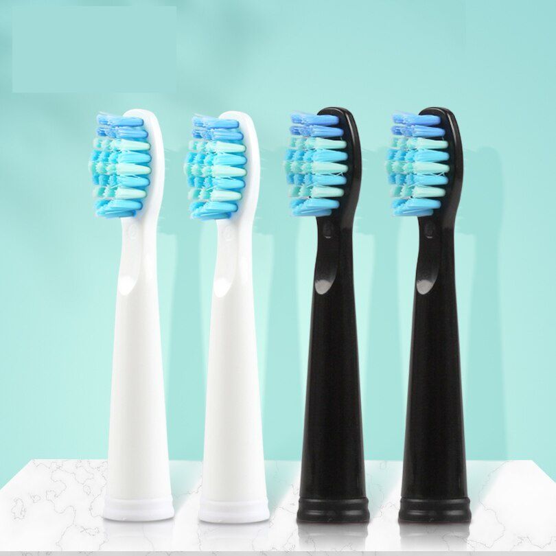 Electric Toothbrush Heads Sonic Replacement Brush Heads Fits for SG515/SG551/SG958/SG910/E2/E4/E9 with Faded Bristles