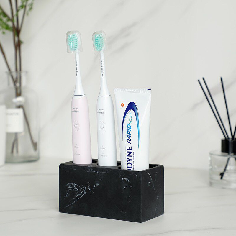 Electric Toothbrush Holder Black Bathroom Organizer Tooth Brush Holder Toothbrush Bathroom Tool Toothpaste Storage Rack White