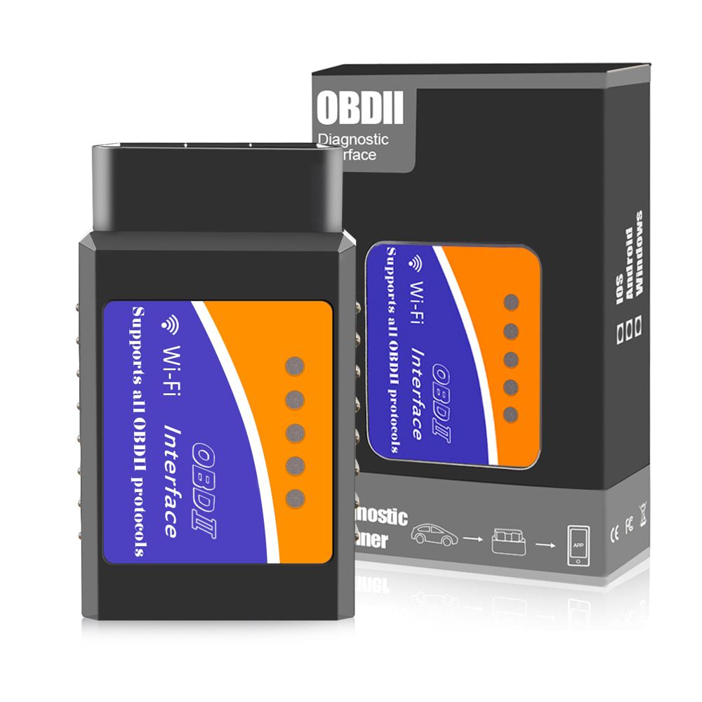 ELM327 Wifi V1.5 PIC18F25K80 Chip Code Reader ELM 327 OBD 2 Auto Scanner for IOS Android ELM 327 V1.5 WI-FI ODB2 Diagnostic Tool