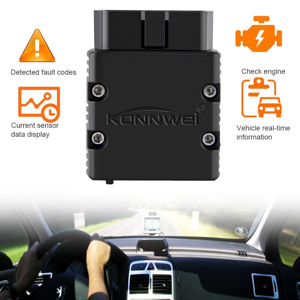 KONNWEI ELM327 Wifi V1.5 PIC25K80 KW902 Car Scanner ELM 327 Wifi Support IOS for iPhone and Android PC EML327 Full Obd2 Protocol