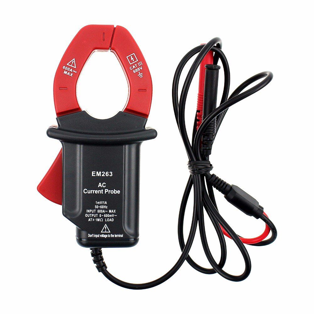 EM263 Compact Current Probe Clamp With Multimeter Digital Clamp Meter Frequency Volt  Output  Electrical Instruments