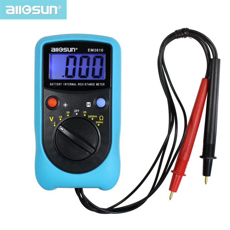 EM3610 Battery Internal Resistance Meter Battery Voltage Temperature Coefficient Automotive Tester