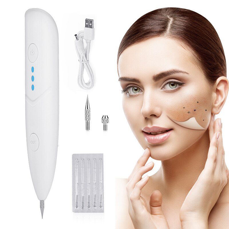 9 Level Laser Plasma Pen Mole Tattoo Removal Dark Spot Remover Machine Facial Freckle Tag Wart Removal LCD Face Skin Beauty Care