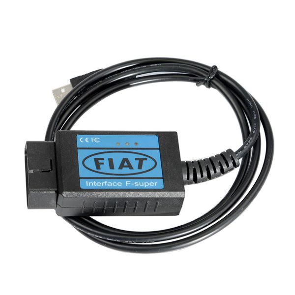 Latest Fiat Scanner OBD2 EOBD USB Diagnostic Cable