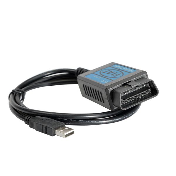 Latest Fiat Scanner OBD2 EOBD USB Diagnostic Cable