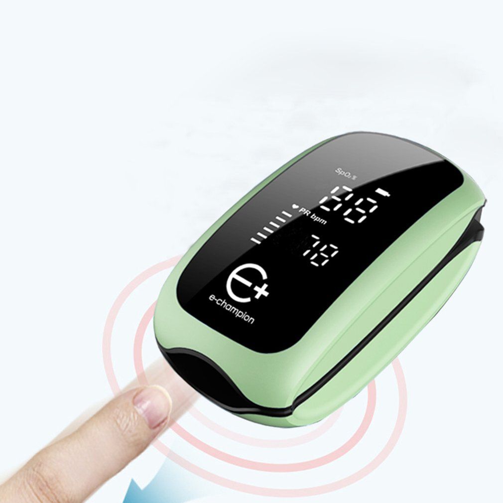 Green/Pink USB Rechargeable Finger Pulse Oximeter Oximetro De Dedo for Child and Adults Blood Oxygen Meter Heart Rate Monitor