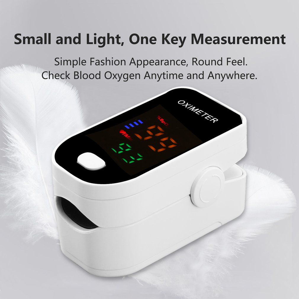 Portable  LED 4 Color Screen Oximeter Finger Pulse Oximeter Sports Finger Clip Heart Rate Pulse Monitor Health Care Baby Adults