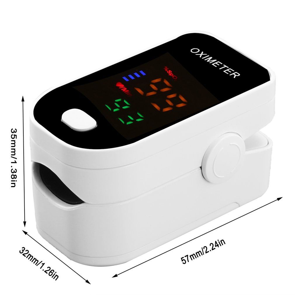 Portable  LED 4 Color Screen Oximeter Finger Pulse Oximeter Sports Finger Clip Heart Rate Pulse Monitor Health Care Baby Adults