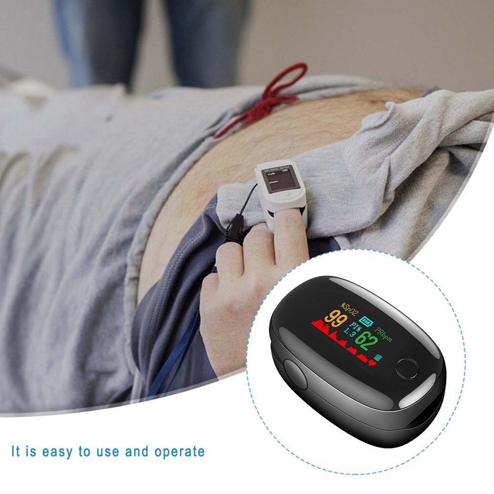 SMH-01 Durable Portable Finger Pulse Oximeter Sports Finger Clip TFT Color Screen Oximeter Heart Rate Pulse Monitor