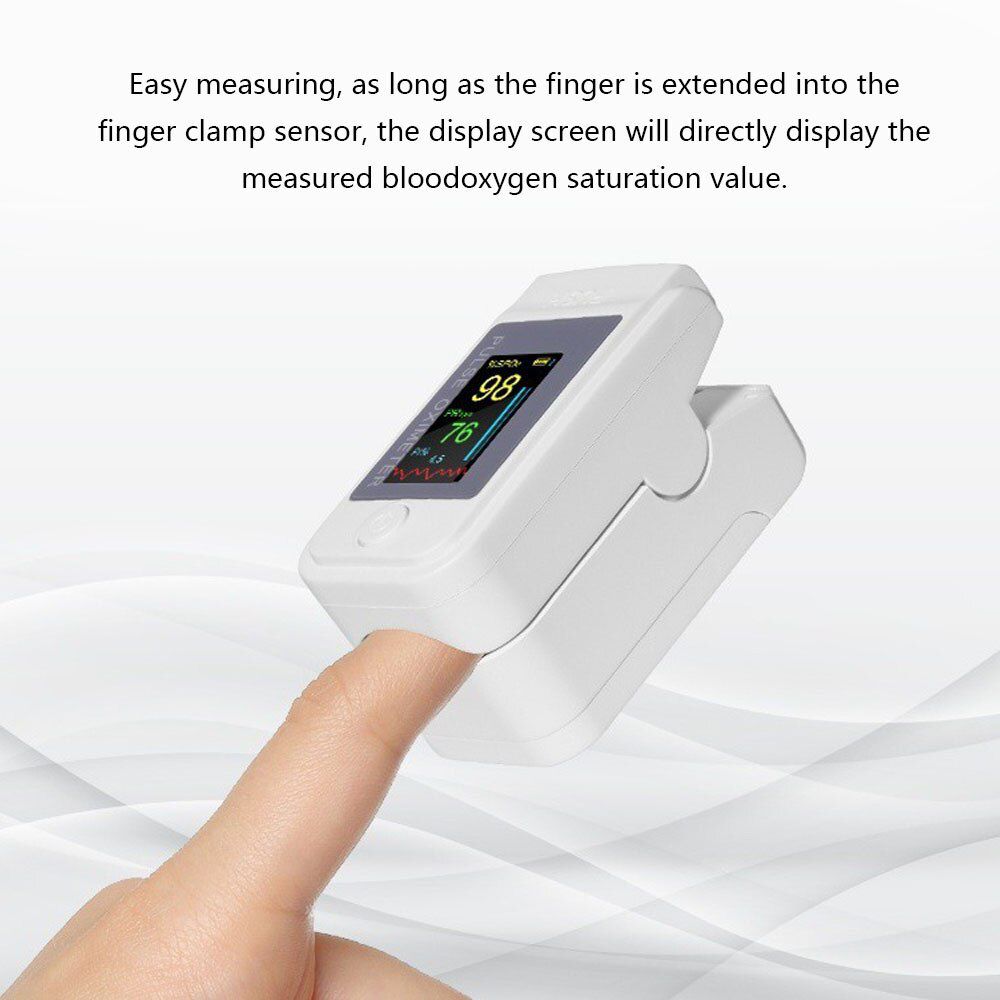 Oximeter Wholesale Price Fingertip Pulse Oximeter TFT Screen SpO2 Oxygen Saturation Monitor Pulse Rate Measuring Meter