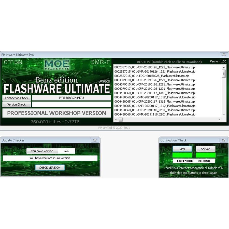 Flashware Ultimate Pro 1 Year Full Unlimited Pro Access (365 Days) for All Mercedes Benz Workshops