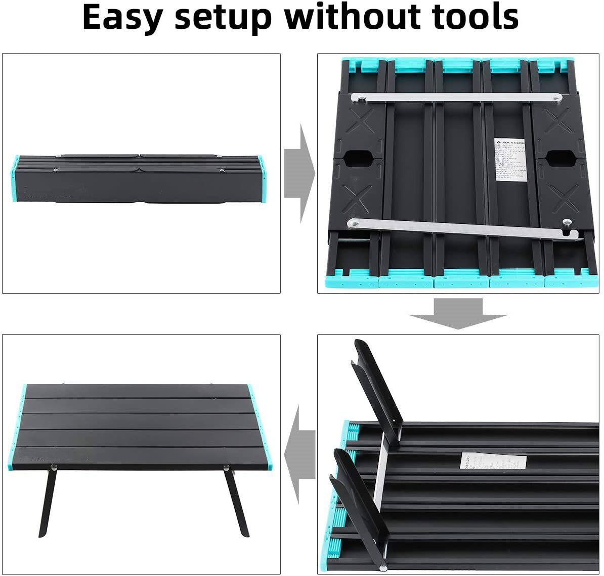 Mini Ultra Light Outdoor Portable  Foldable For Outdoor Camping Picnic Barbecue Tours Tableware Folding Computer Desk Collapsible