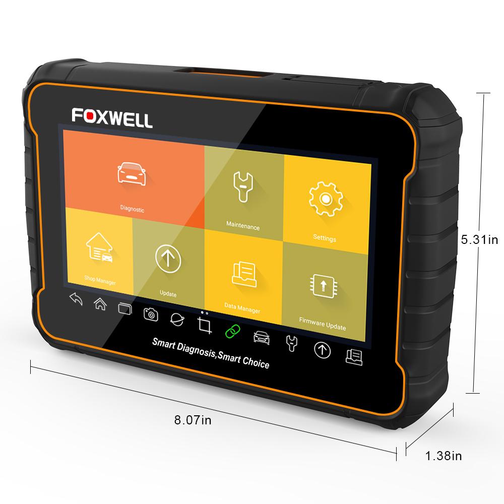 FOXWELL i70 Android Tablet Diagnostic Diagnostic Scan Tool with All System Diagnosis and 22 Services, Oil Reset, EPB, SAS, ABS Bleed DPF, BMS, Inject