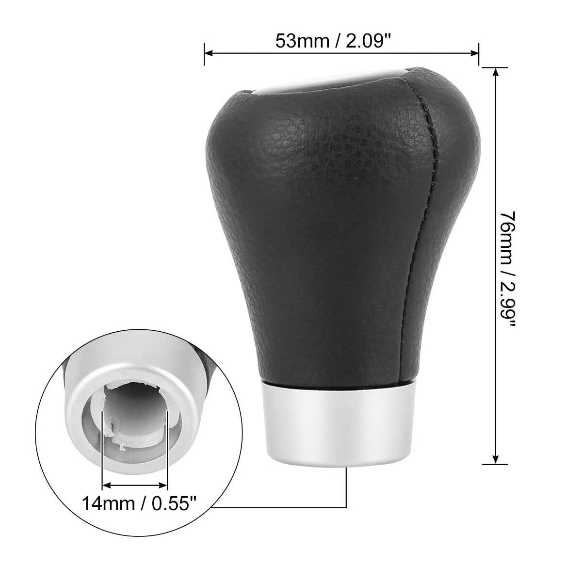 For BMW 1 3 5 E30 E32 E34 E36 E38 E39 E46 E53 E60 E63 E83 E84 E87 E90 5/6 Speed Auto Gear Knob MT Leather Car Shifter Handball