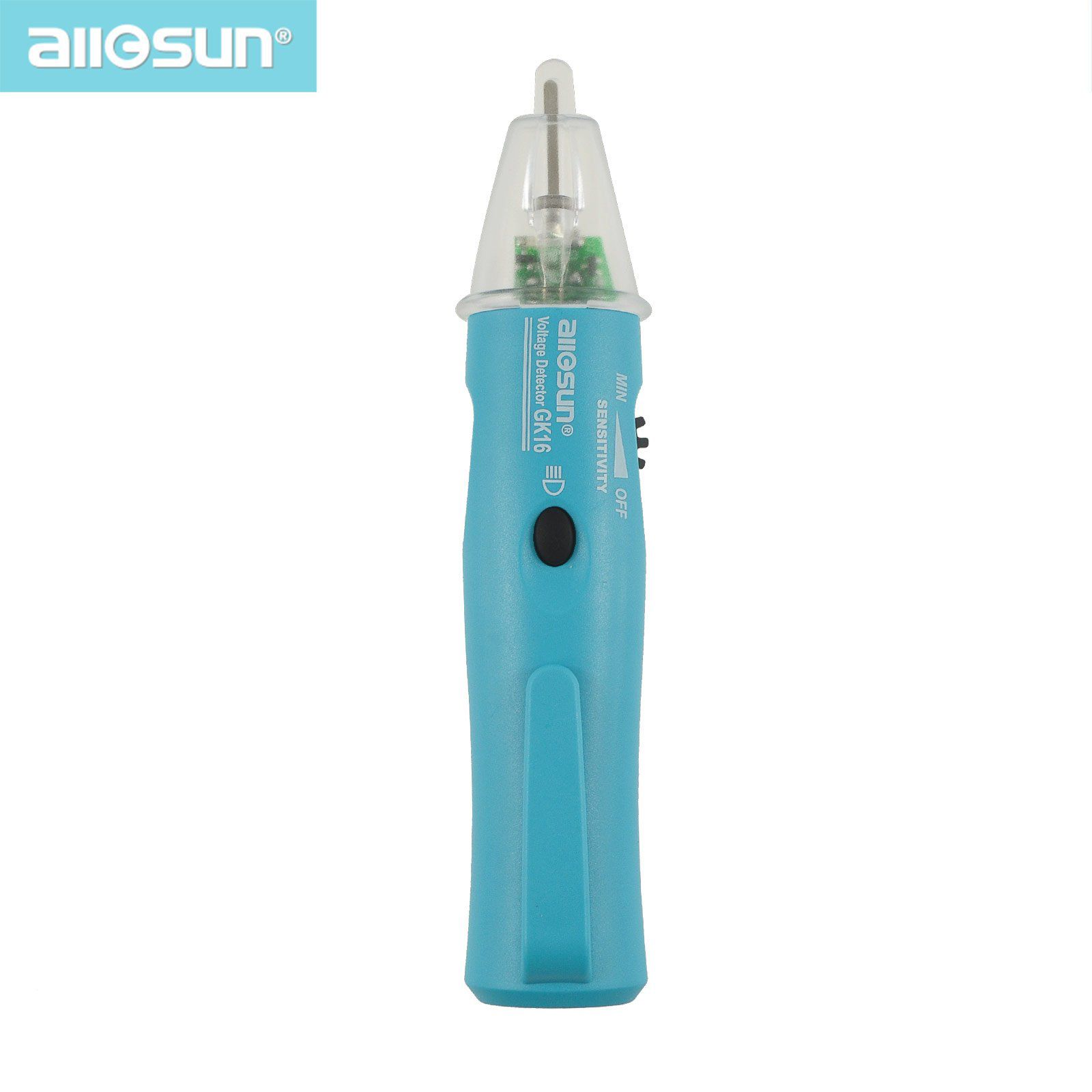 GK16 Non Contact Voltage Detector / Electric Pen 50Hz-400Hz AC 5V-1000V with Adjustable Sensitivity and Flashlight