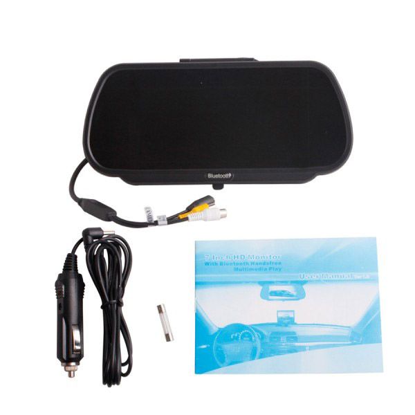 HD Rearview Monitor with Bluetooth Handsfree and Multimedia Play