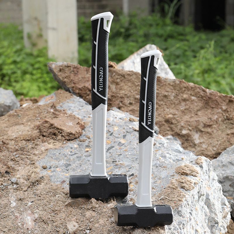 High Carbon Steel Sledge Hammer Heavy Duty Hammer Profession  Hard Metal Hammer  Non-Slip Handle Hammer Hand Tool