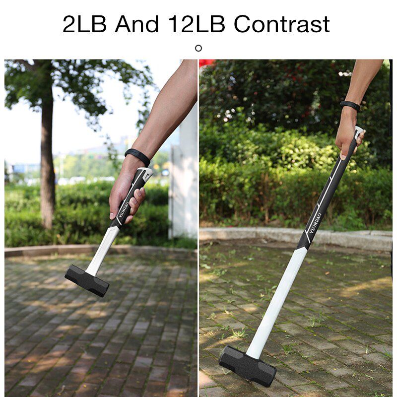 High Carbon Steel Sledge Hammer Heavy Duty Hammer Profession  Hard Metal Hammer  Non-Slip Handle Hammer Hand Tool