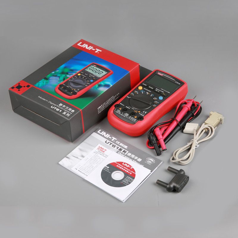 UNI-T UT61E High Reliability Digital Multimeter Meter PC Connect AC DC Voltage Relative Mode 22000 Counts Data Hold