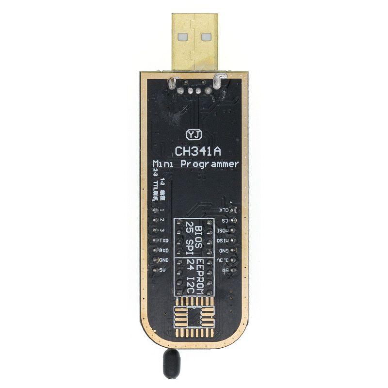 I21 CH341A 24 25 Series EEPROM Flash BIOS USB Programmer Module + SOIC8 SOP8 Test Clip For EEPROM 93CXX / 25CXX / 24CXX DIY KIT