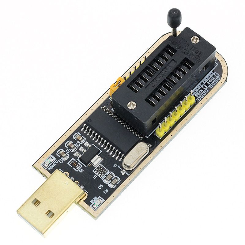 I21 CH341A 24 25 Series EEPROM Flash BIOS USB Programmer Module + SOIC8 SOP8 Test Clip For EEPROM 93CXX / 25CXX / 24CXX DIY KIT