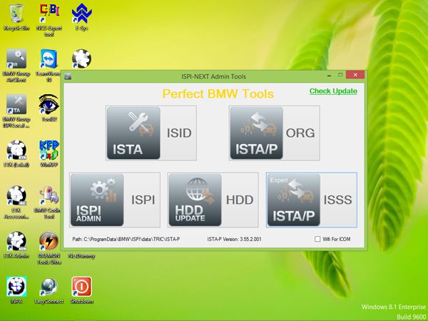 V2015.04 ICOM Rheingold ISTA-D 3.48.30 3.55.2.001 for BMW Win8 System 500GB New HDD without USB Dongle Support Multi-Languages