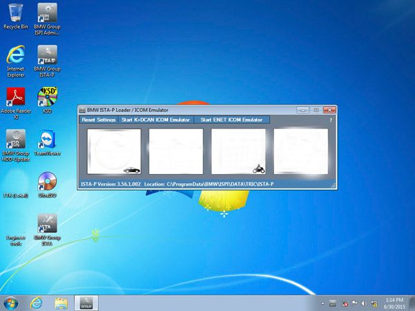 Cheap 2015.8 Windows7 BMW ICOM ISTA-D 3.50.10 ISTA-P 3.56.1.002 Software HDD with Engineers Programming