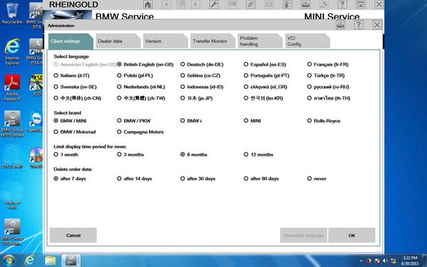 Cheap 2015.8 Windows7 BMW ICOM ISTA-D 3.50.10 ISTA-P 3.56.1.002 Software HDD with Engineers Programming